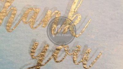 Các bước tạo nổi hình trên giấy bằng dụng cụ embossing