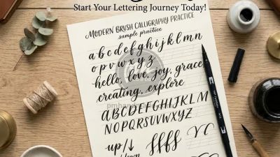 Hướng dẫn sáng tạo chữ nghệ thuật (Calligraphy & Hand Lettering)