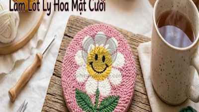 Hướng Dẫn Thêu Xù (Punch Needle) Làm Lót Ly Cho Người Mới Bắt Đầu