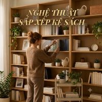 Nghệ thuật sắp xếp kệ sách (phần 1).