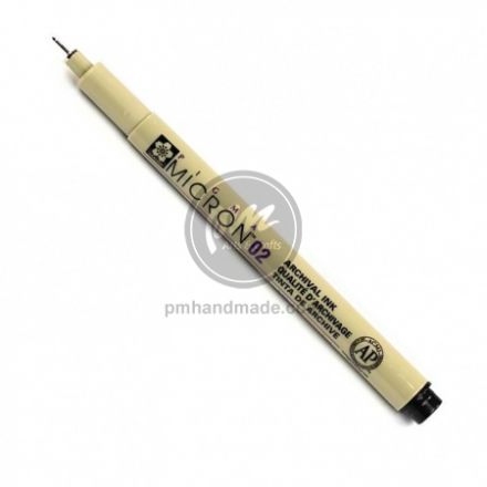 Bút kim Sakura vẽ kỹ thuật Pigma Micron 02, màu đen
