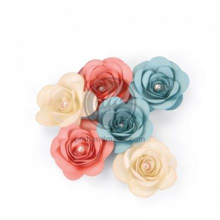 Khuôn cắt Sizzix Bigz Dies mẫu hoa hồng 3D