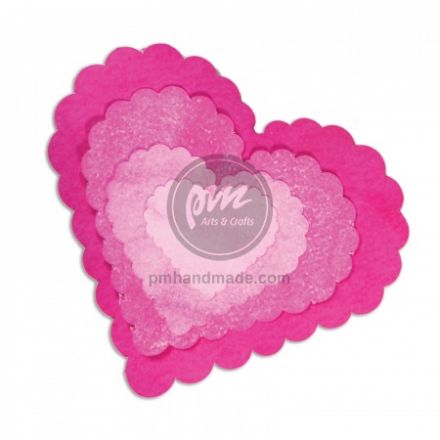 Sizzix Framelits tim,vỏ sò 5 miếng