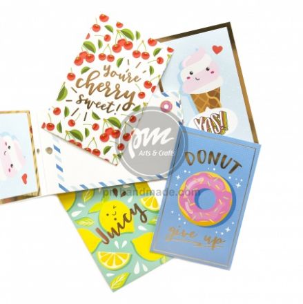 Post Card mẫu Modern Pop Fruit