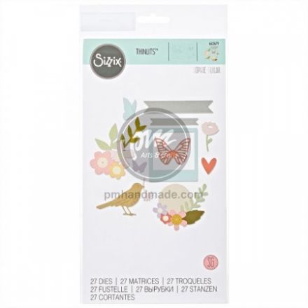 Khuôn Cắt Sizzix Mẫu Floral Banner #662679