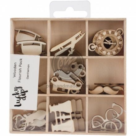 Gỗ trang trí Kaisercraft mẫu quý ông