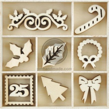 Gỗ trang trí Kaisercraft mẫu Giáng Sinh thân yêu