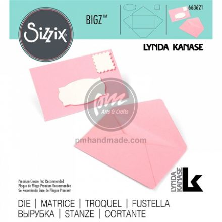 Khuôn cắt mẫu bì thư mini #663621