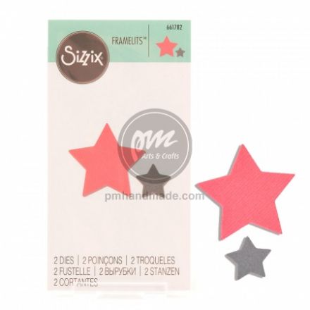 Khuôn cắt Sizzix mẫu ngôi sao mini