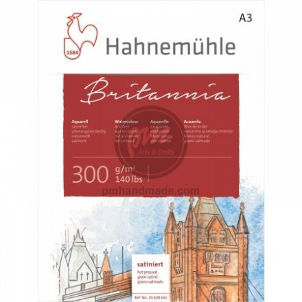 Giấy vẽ màu nước Britannia cold pressed 300gsm A3