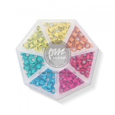 Hộp khoen tag màu sáng (141 khoen)