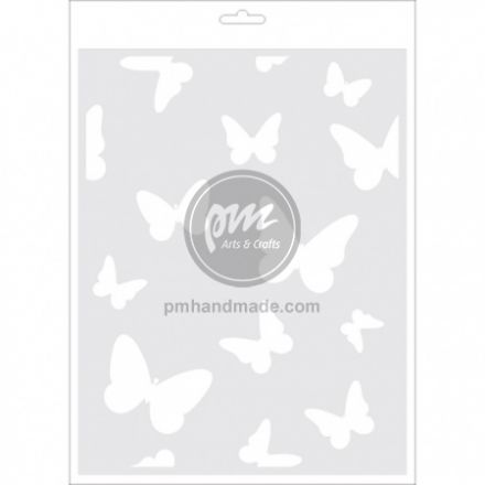 Stencil khuôn mẫu bướm