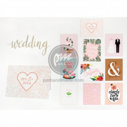 Thiệp chúc mừng cưới 10.16 cm x 15.24 cm