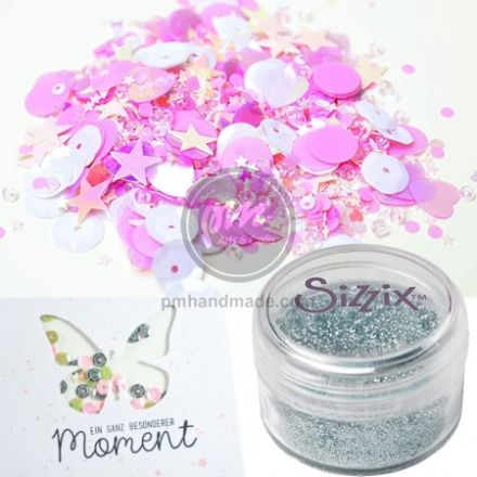 Hộp hạt cườm/sequins trang trí hiệu Sizzix