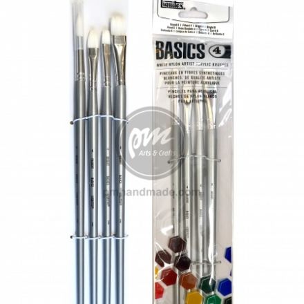 Bộ cọ vẽ Liquitex basics cán dài 4 size