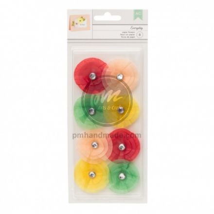 Ghim hoa giấy – Bộ sưu tập 8 hoa giấy