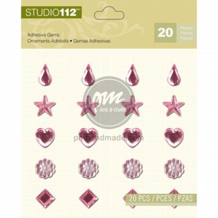 Sticker đá mẫu Ornements màu hồng