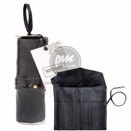 Túi da cuộn màu đen 25.4 cm x 18.75 cm