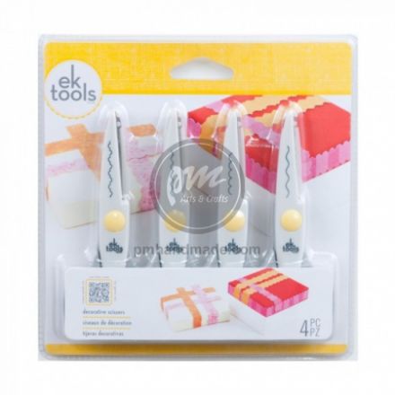 Bộ kéo cắt viền 4 kiểu hiệu EK tools