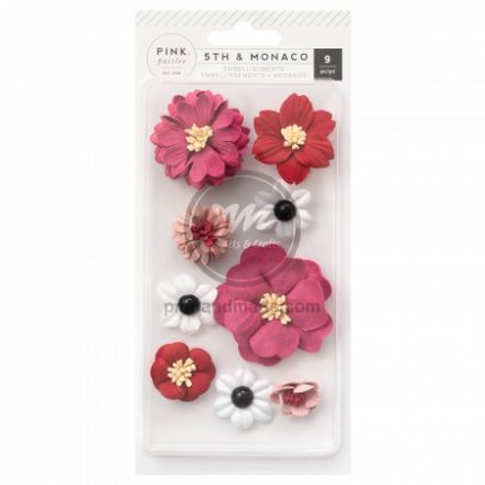 Hộp 9 hoa vải chủ đề 5th & monaco