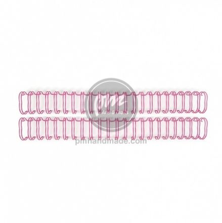 Gáy lò xo kim loại màu hồng 0.75 inch (2 chiếc)