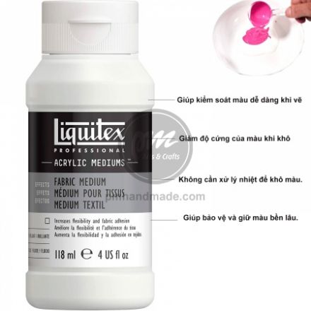 Dung môi lót nền cho vải Liquitex fabric medium