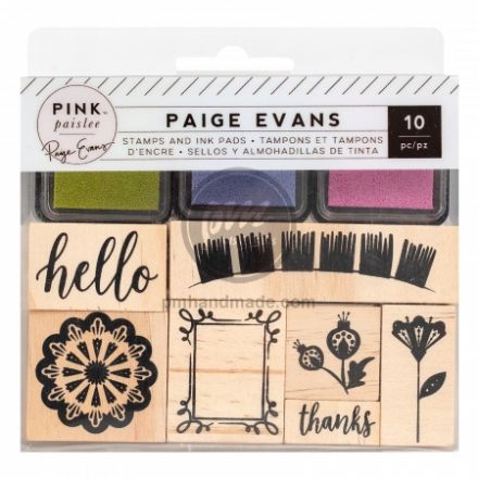 Bộ dấu kèm mực in mẫu horizon 10 món