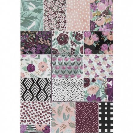 Paper Pack mẫu Painted Petals 12"x12" - tờ lẻ