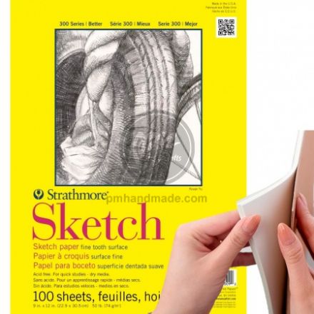 Tập giấy vẽ Strathmore Sketch 9"X12"