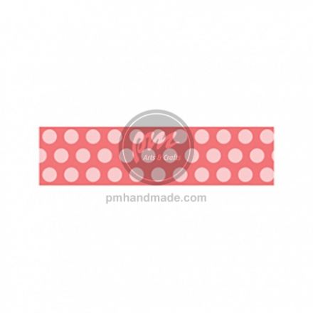 Cuộn ribbon pinks polkadot