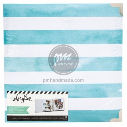 Album storyline 2 watercolor stripe size 8"x11" (44 tờ)