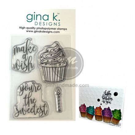 Dấu in trong mini mẫu Make a Wish