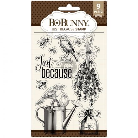 Bộ dấu in trong mẫu just because