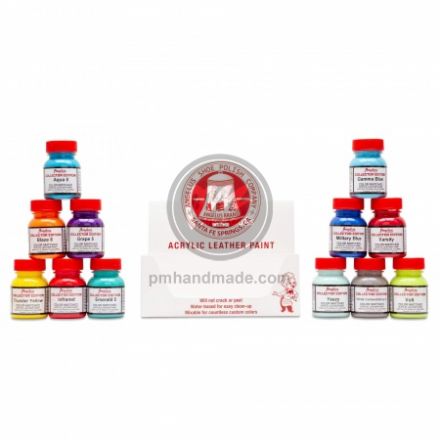 Màu vẽ vải da Angelus set 12 màu đặc biệt