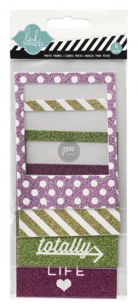 Bộ khung hình giấy kim tuyến mẫu favorite - 4 miếng