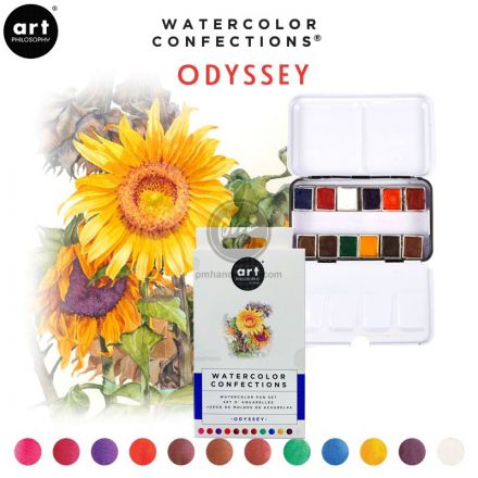 Hộp 12 màu nước Prima - bộ Odyssey