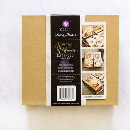 Quyển scrapbook trống bìa gấp mở kiểu cánh cổng size 6.5" x 6.75" x 2"