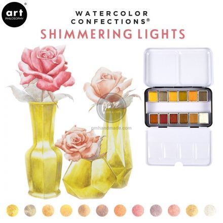 Hộp 12 màu nước Prima - bộ Shimmering Lights