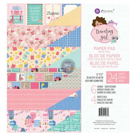 Tập giấy paper pad mẫu JN ép foil 12x12"