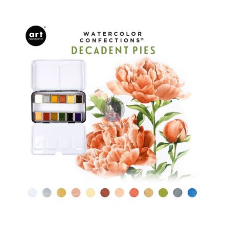 Hộp 12 màu nước Prima - bộ Decadent Pies