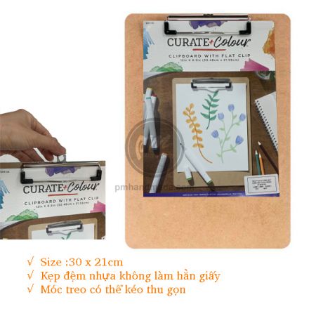 Bảng vẽ có kẹp size 30 x 21 cm