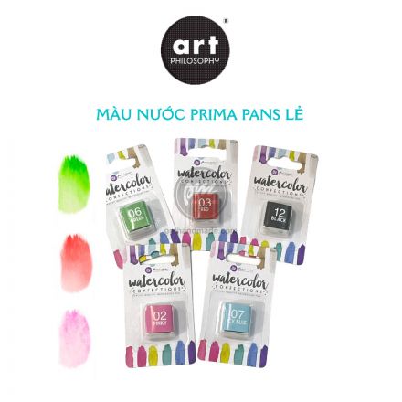 Màu nước Prima - pans lẻ