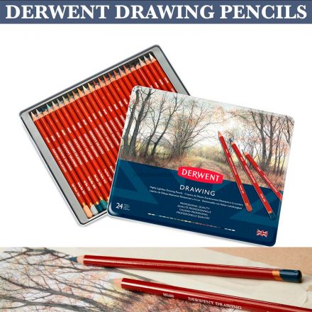 Bộ chì vẽ Derwent drawing set 24