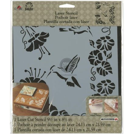 Folkart Laser Stencil 8.5"X9.5"