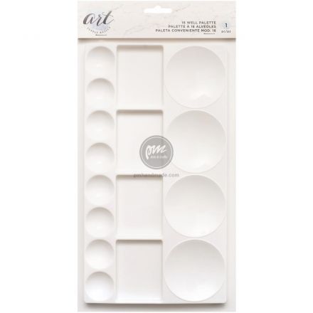 Khay pha màu nhựa 16 ngăn size lớn