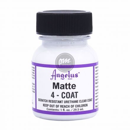 Phụ gia phủ giày/màu Angelus Matte 4 Coat 29,5ml