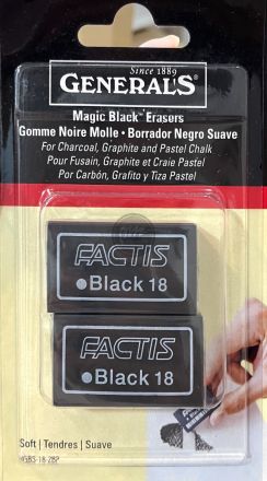 Bộ 2 gôm đen General's Black 18