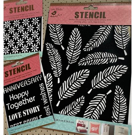 Khuôn vẽ stencil hiệu Little Birdie