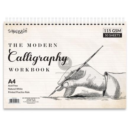 Sổ tập viết thư pháp A4 50 tờ có kẻ line chuẩn calligraphy