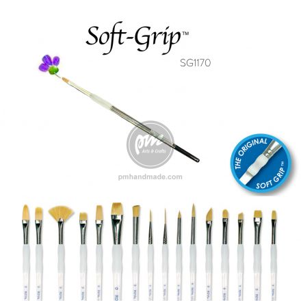 Cọ vẽ soft grip sable filbert